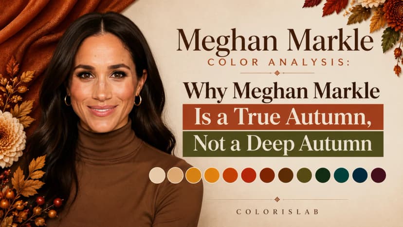 Meghan Markle Color Analysis: Why Meghan Markle Is a True Autumn, Not a Deep Autumn