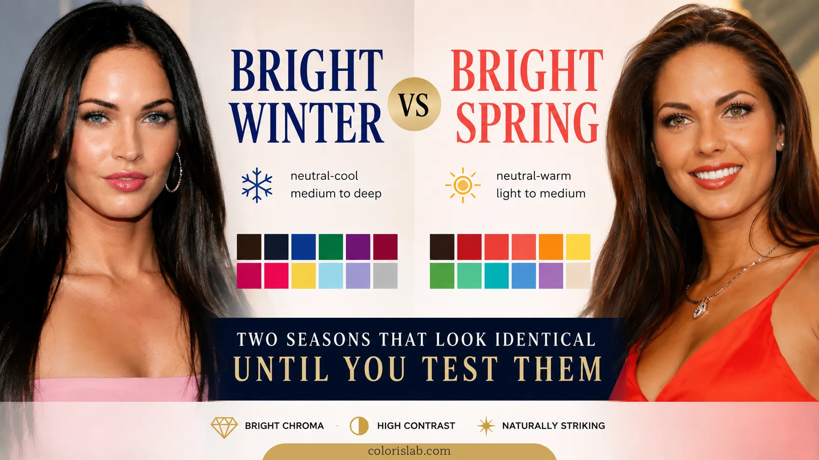 Bright Winter vs Bright Spring: Two Seasons That Look Identical Until You Test Them