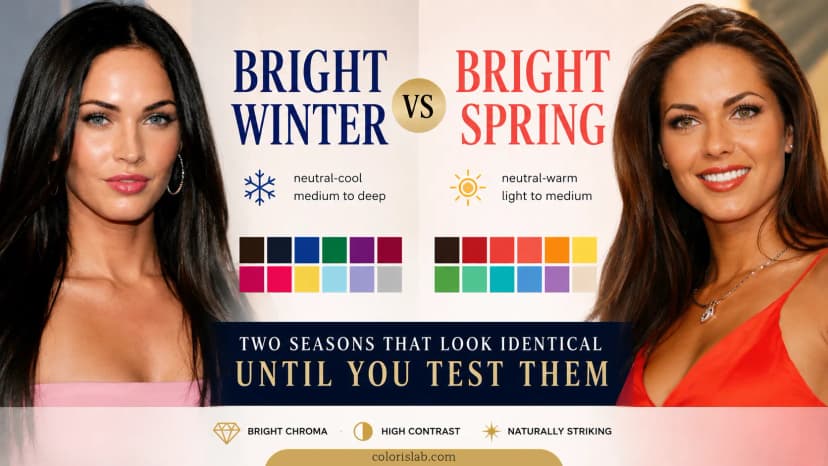 Bright Winter vs Bright Spring: Two Seasons That Look Identical Until You Test Them