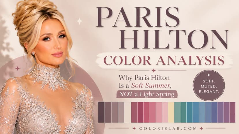 Paris Hilton Color Analysis: Why Paris Hilton Is a Soft Summer, Not a Light Spring
