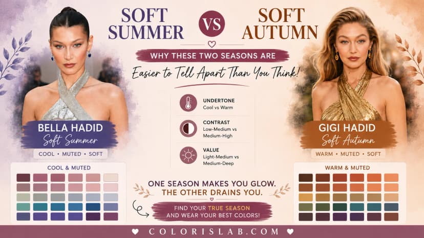 Soft Summer vs Soft Autumn: Why These Two Seasons Are Easier to Tell Apart Than You Think